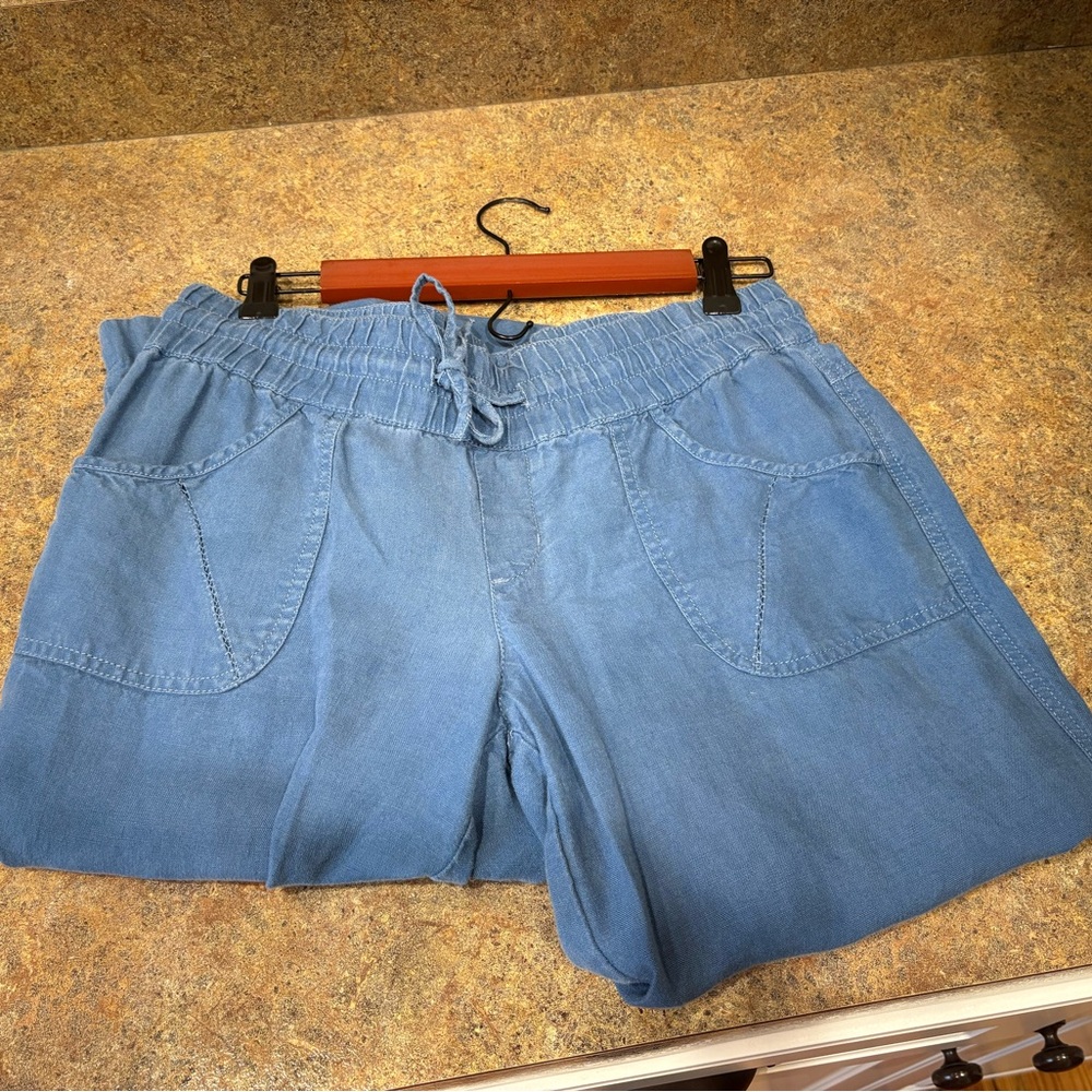 Athleta Linen Wide Leg Pants PETITE - Picture 5 of 7